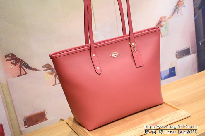COACH蔻馳 全皮包 原單級別 頭層牛皮 Coach全皮購物袋 37266  Chz1385